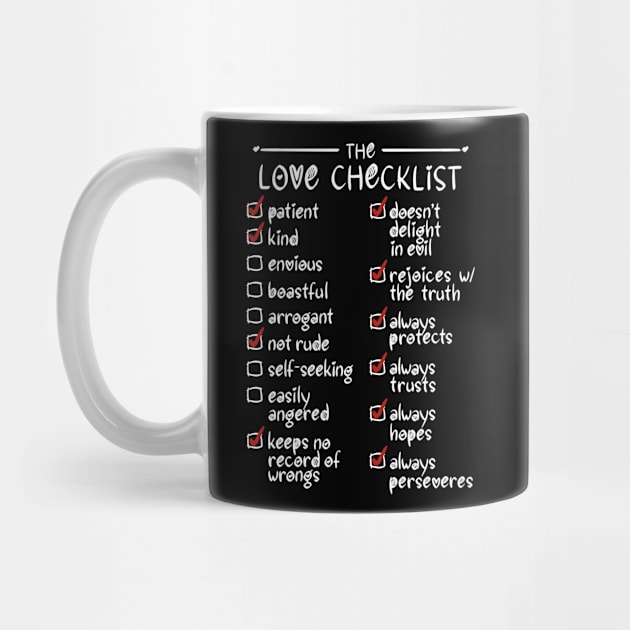 The Love Checklist (Dark) by Sketchbook ni Abi